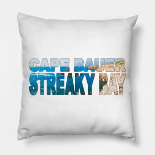 CAPE BAUER - Streaky Bay South Australia Eyre Peninsula Pillow