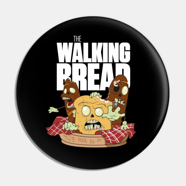 The walking bread Pin by Triluen