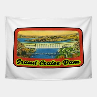 Grand Coulee Dam Columbia River Washington Tapestry