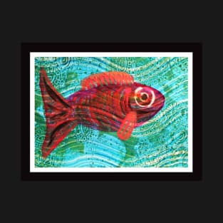Fish Mono Print T-Shirt