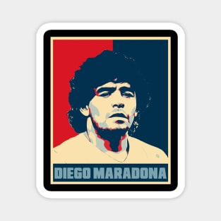 Diego Maradona Hope Poster Art Magnet