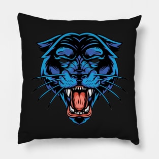 Panther's Face Pillow
