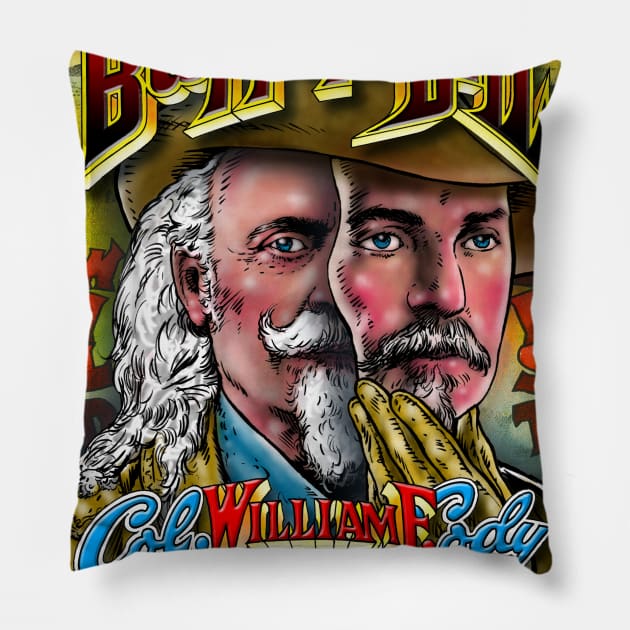 BUFFALO BILL Pillow by ArlenSchumer