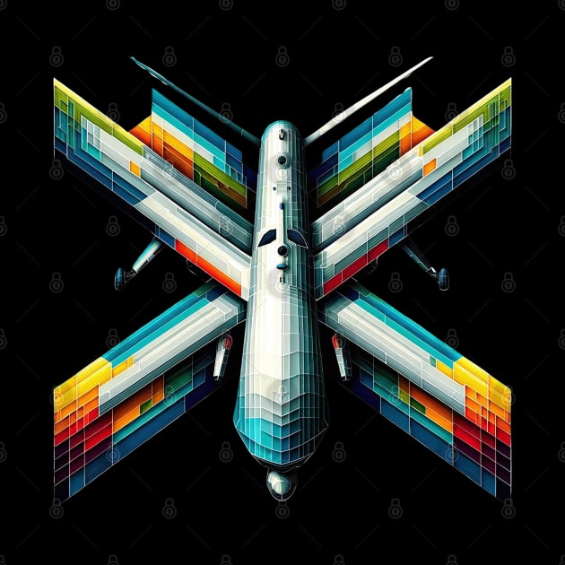 Spectrum Surveillance | MQ-9 Reaper Drone Tee by Graphic Wonders Emporium