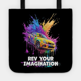 Chromatic Velocity: Ignite Your Imagination Tote