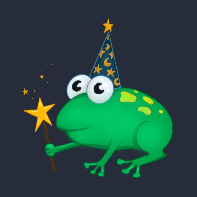 Wizard Frog by rachelleybell