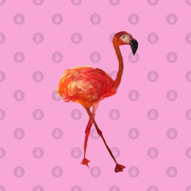 Pink Flamingo by Manitarka