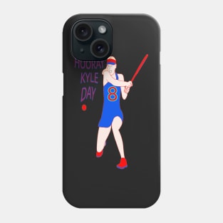 KYLE DAY RETRO TENNIS PLAYER GIRL NUMBER 8 Phone Case