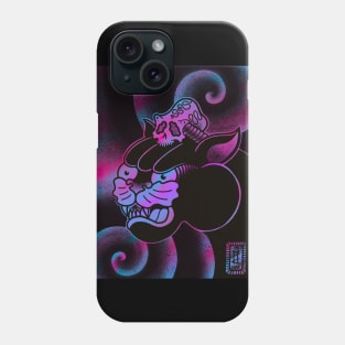 Neon Panther Phone Case