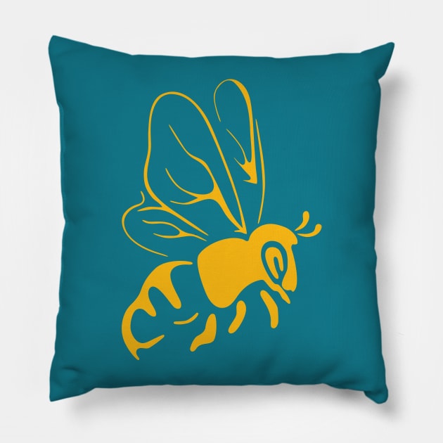 Busy Bee Pillow by hexweel