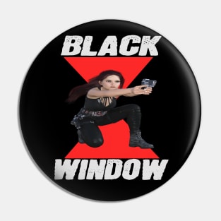 Black Window Spy Character Knock Off Parody Reboot Off Brand Cheesy Meme Pin