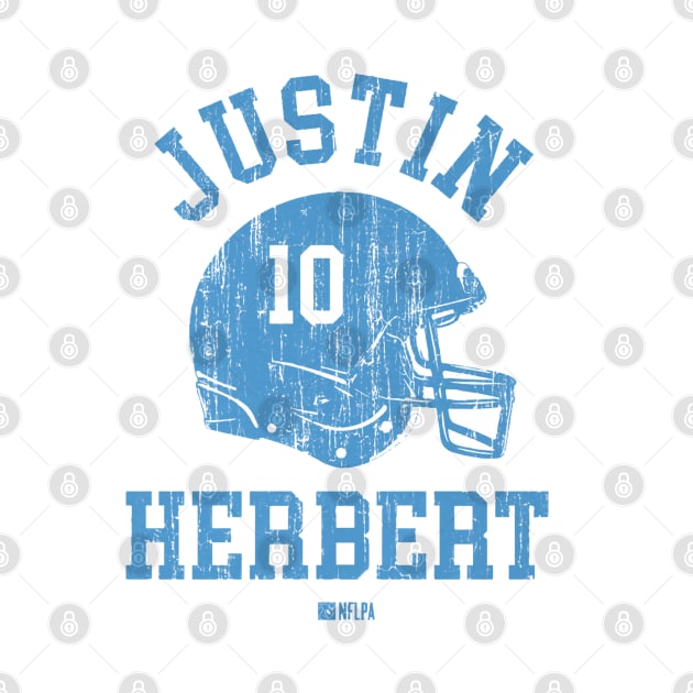 Justin Herbert Los Angeles C Helmet Font by TodosRigatSot