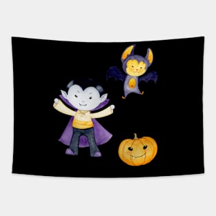 Halloween Monsters 2 Tapestry