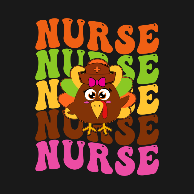 Nurse Thanksgiving Shirt by drag is art