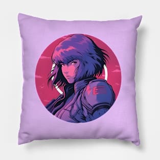 Cybernetic Journeys: Ghost in the Shell Aesthetics, Techno-Thriller Manga, and Mind-Bending Cyber Warfare Art Pillow