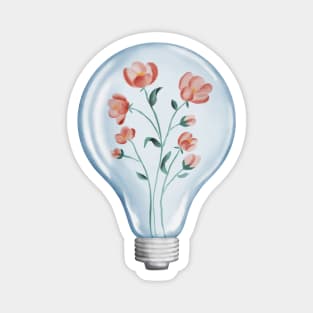 Bright Floral Ideas Magnet