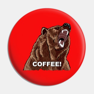 Grumpy bear Pin