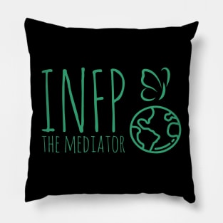 INFP The Mediator MBTI types 6C Myers Briggs personality gift with icon Pillow