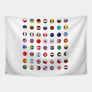countries little pack Tapestry