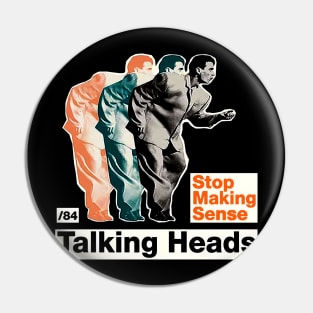 Retro Talking Heads Pin