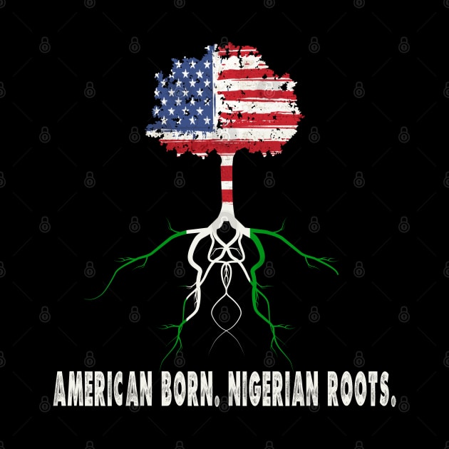 Nigerian Ancestry Pride American Born Gift by JPDesigns