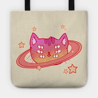 Space cat - Among the stars Tote