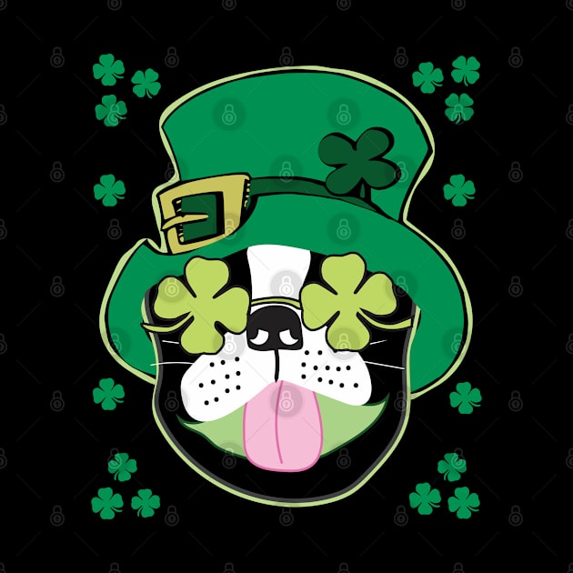 St Patricks Day French Bulldog by FruitflyPie