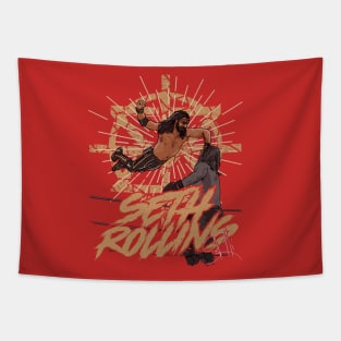 Seth Rollins Flying Tapestry