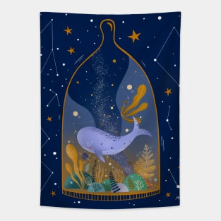 Galaxy Whale Tapestry