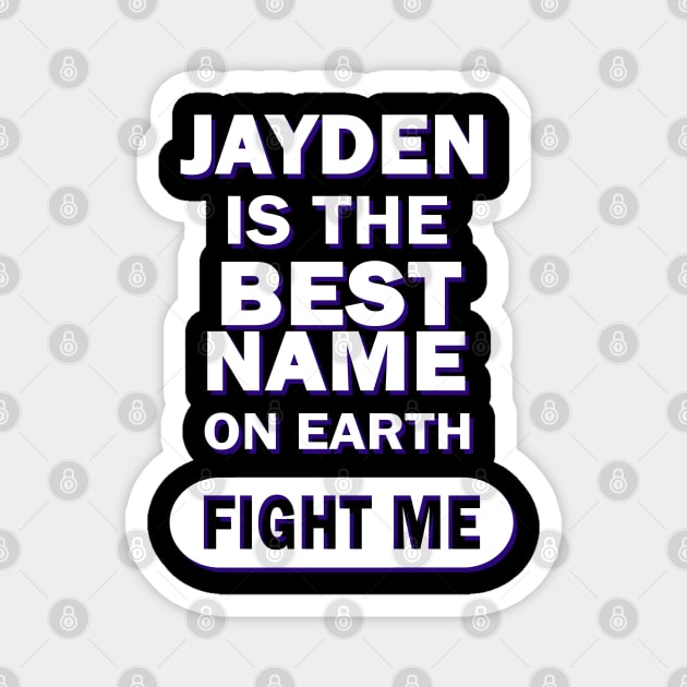 Jayden Pregnancy Birthday Name Magnet by FindYourFavouriteDesign