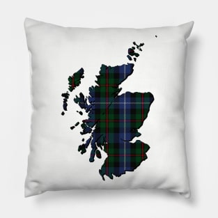 Clan Donnachaidh / Robertson Hunting Tartan Map Pillow