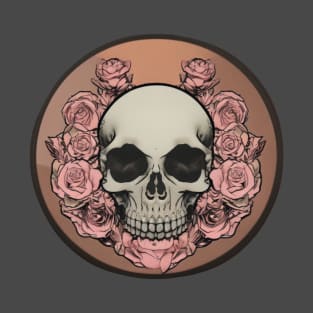 Skull with Roses T-Shirt