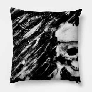 Skull Print abstraction Pillow