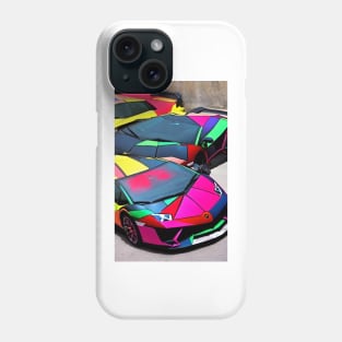 Rainbow Lambo Phone Case