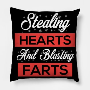 Stealing Hearts & Blasting Farts Pillow