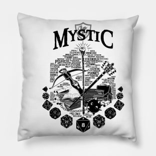 RPG Class Series: Mystic - Black Version Pillow