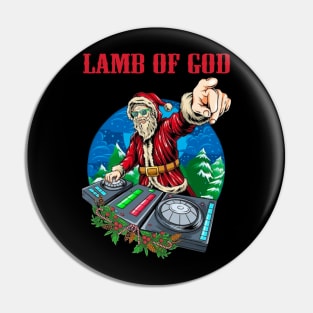 LAMB OF GOD BAND XMAS Pin