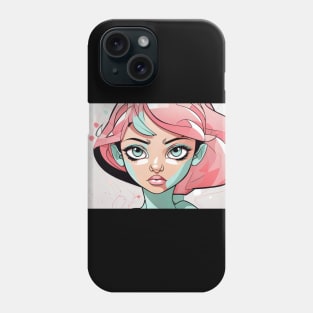 Retro Anime Girl! Phone Case