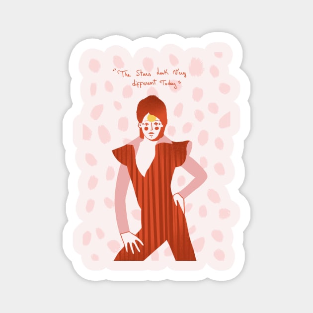 David Bowie - Iconic pose - Fashion Magnet by London Colin