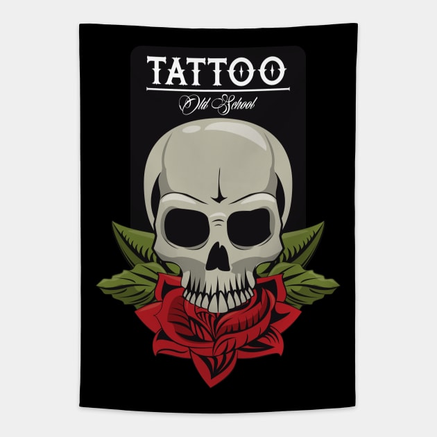 Tattoo Old School Tapestry by SybaDesign