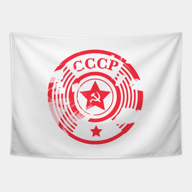 CCCP Logo Tapestry by nickemporium1