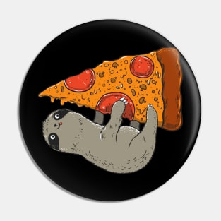 Pizza Sloth Pin