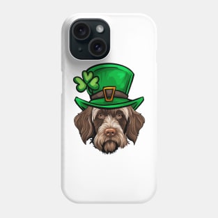 Funny St Patricks Day Wirehaired Pointing Griffon Phone Case