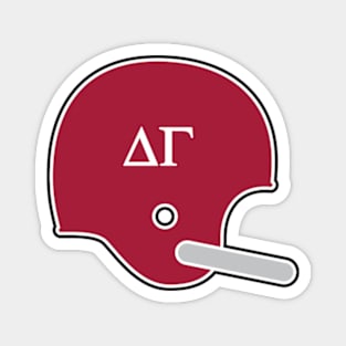 Alabama Delta Gamma Retro Helmet Magnet