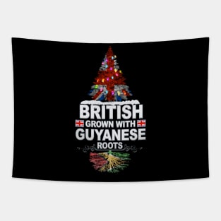 British Grown With Guyanese Roots - Gift for Guyanese With Roots From Guyana Tapestry