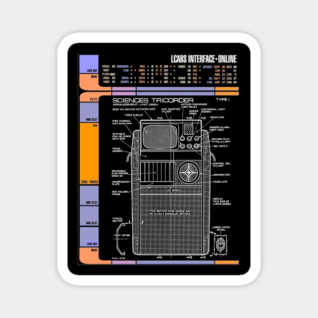 Computer Readout Showing Landing Party Scanner Magnet by Starbase79