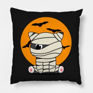 Halloween Mummy Cat Pillow