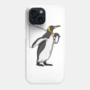 Penguin Fisher Fishing rod Phone Case