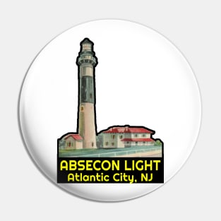 Absecon Light Decal Sticker Vinyl Atlantic City New Jersey Lighthouse Pin