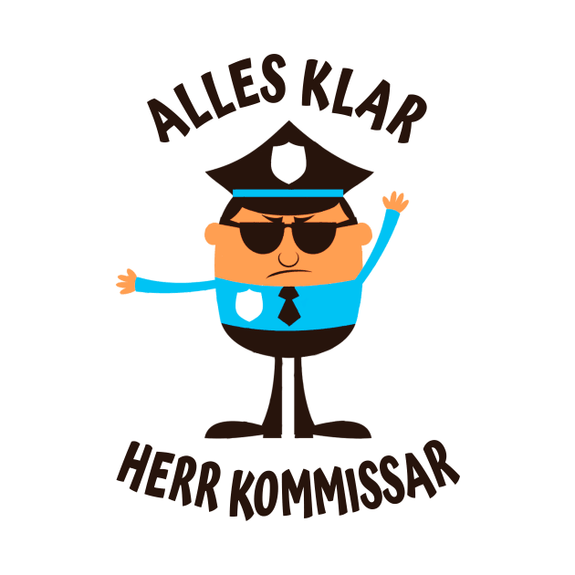 Humor Fun Kommissar lustiger Polizist by Foxxy Merch